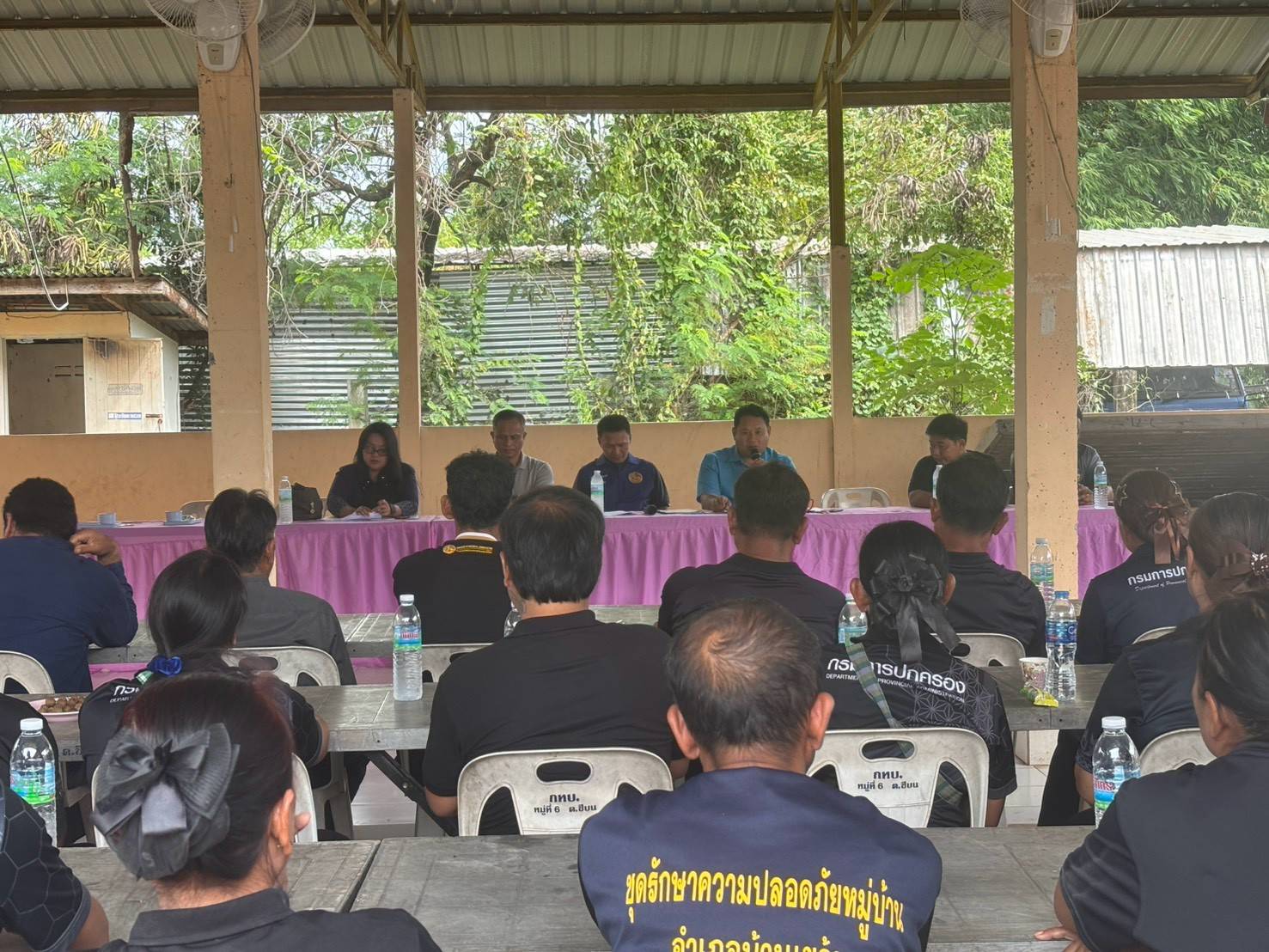 สพอ.บ้านเขว้า : ประชุมสานสัมพันธ์ท้องที่ท้องถิ่นสัญจร ตำบลชีบน